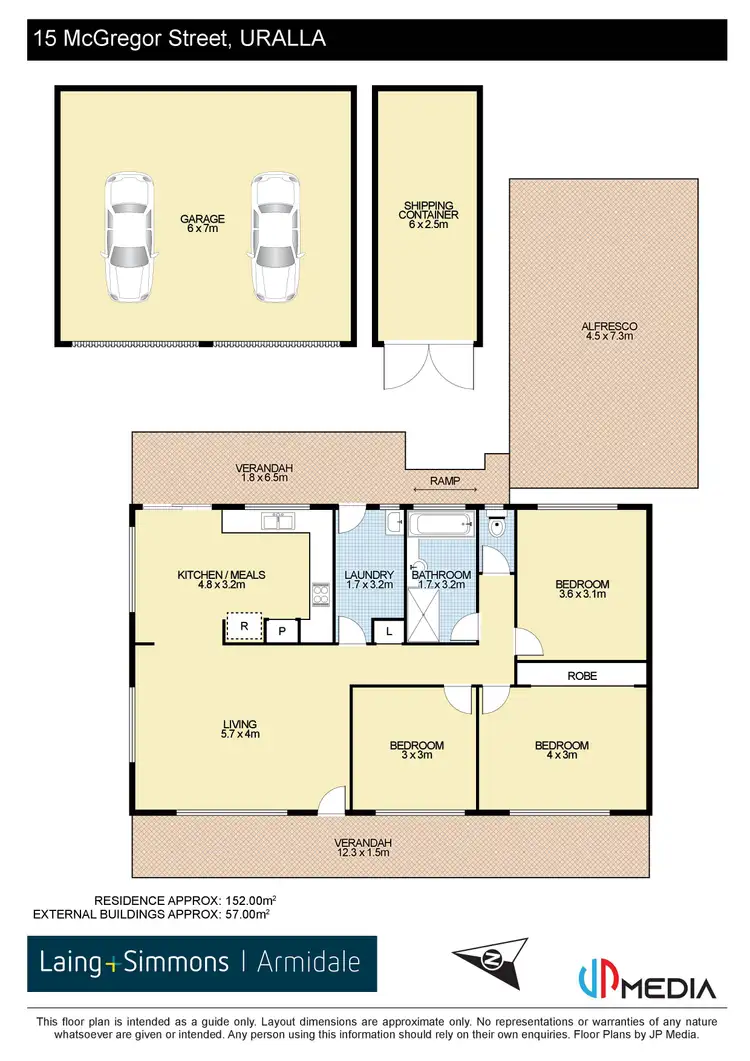 Floorplan of Homely house listing, 15 McGregor Street, Uralla NSW 2358