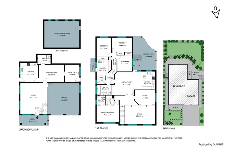Floorplan of Homely house listing, 60 Grevillia Drive, Mill Park VIC 3082