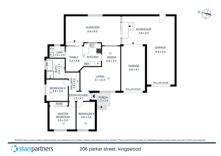 Floorplan of Homely house listing, 206 Parker Street, Kingswood NSW 2747