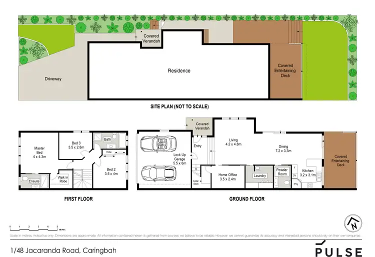 Floorplan of Homely semi-detached listing, 1/48 Jacaranda Road, Caringbah South NSW 2229