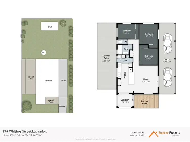 Floorplan of Homely house listing, 179 Whiting Street, Labrador QLD 4215