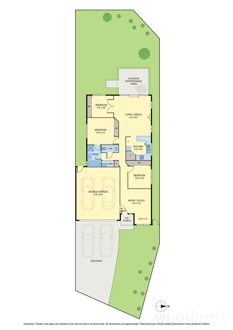 Floorplan of Homely unit listing, 12 Panorama Drive, Hillside VIC 3037