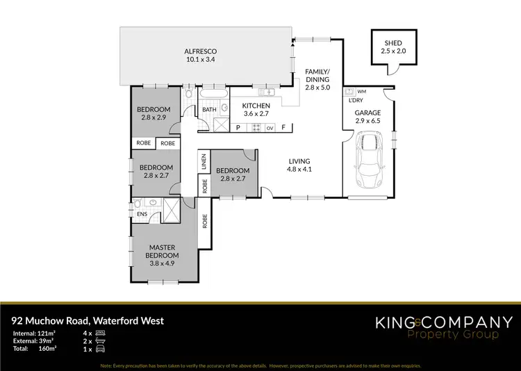Floorplan of Homely house listing, 92 Muchow Road, Waterford West QLD 4133