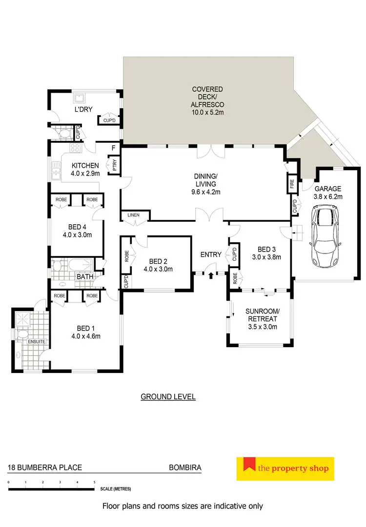 Floorplan of Homely house listing, 18 Bumberra Place, Bombira NSW 2850