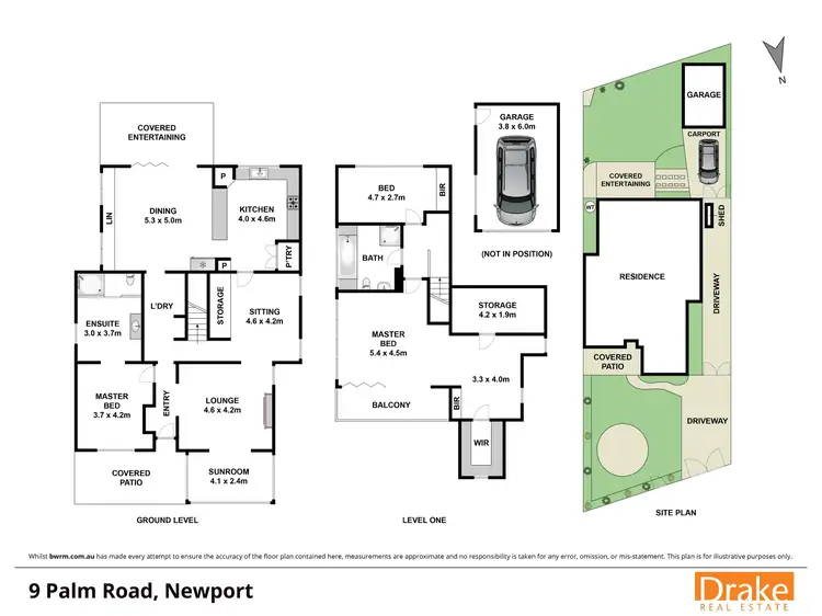 Floorplan of Homely house listing, 9 Palm Road, Newport NSW 2106