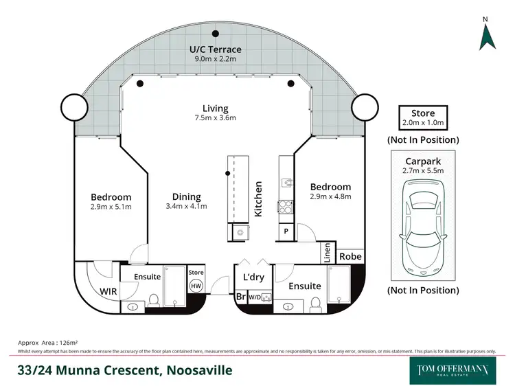 Floorplan of Homely unit listing, 33/24 Munna Crescent, Noosaville QLD 4566