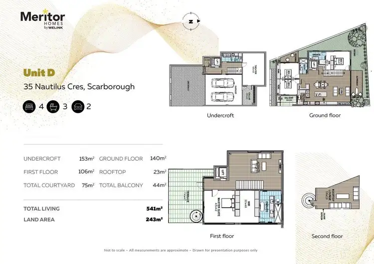 Floorplan of Homely house listing, 35D Nautilus Crescent, Scarborough WA 6019