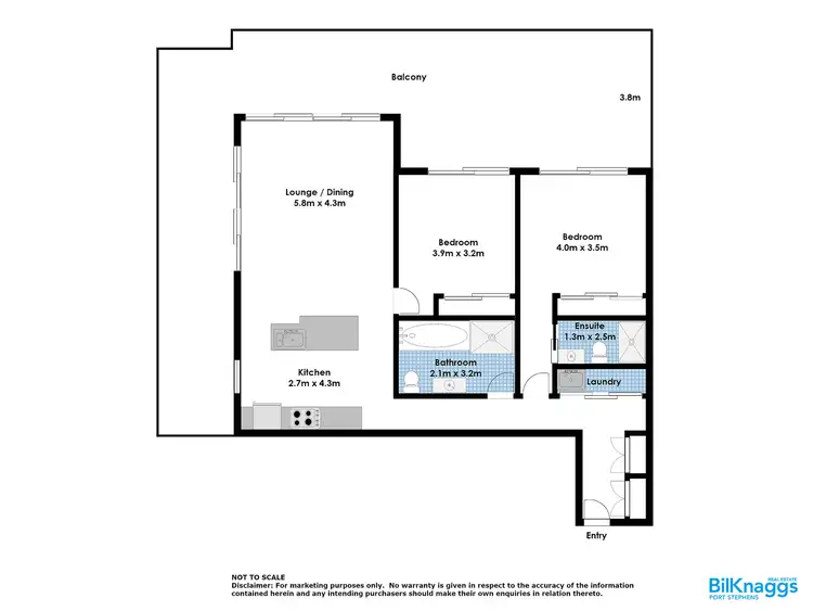 Floorplan of Homely apartment listing, 6/59 Shoal Bay Road, Shoal Bay NSW 2315