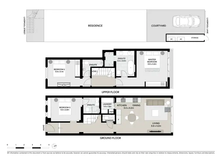 Floorplan of Homely townhouse listing, 202B Liverpool Street, Darlinghurst NSW 2010