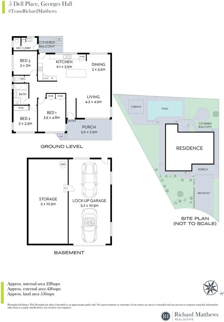 Floorplan of Homely house listing, 5 Dell Place, Georges Hall NSW 2198