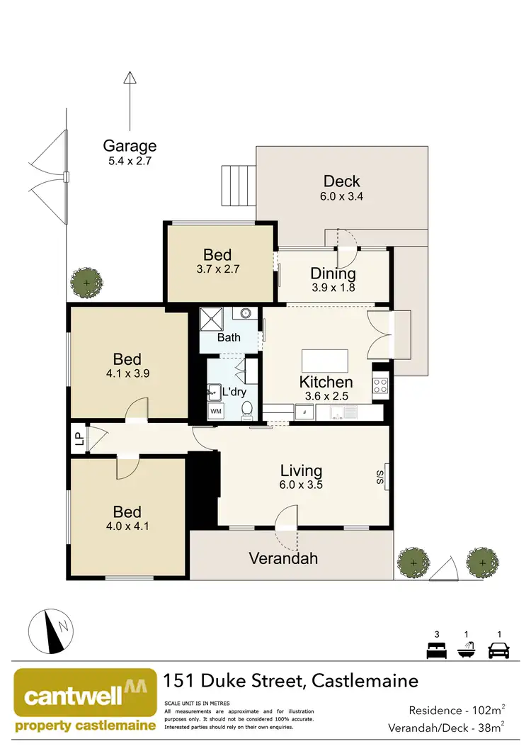 Floorplan of Homely house listing, 151 Duke Street, Castlemaine VIC 3450