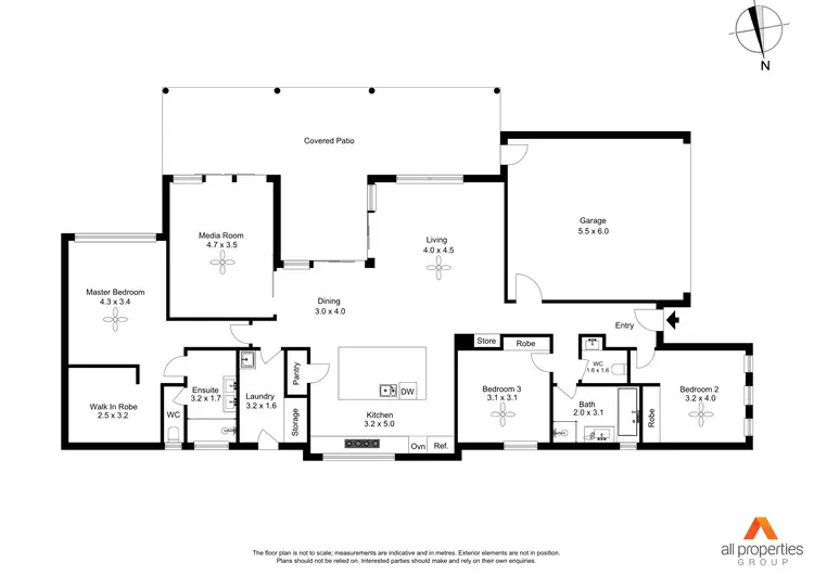Floorplan of Homely house listing, 14 Messara Circuit, Durack QLD 4077