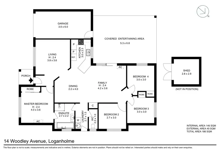 Floorplan of Homely house listing, 14 Woodley Avenue, Loganholme QLD 4129