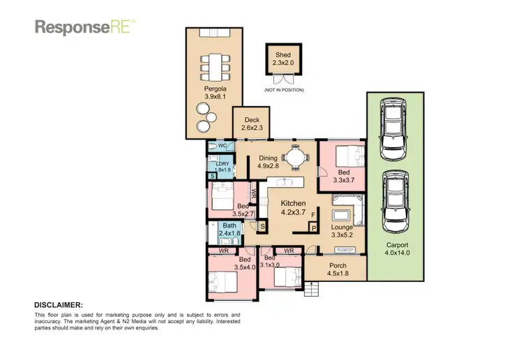 Floorplan of Homely house listing, 14 Hillcrest Avenue, Penrith NSW 2750