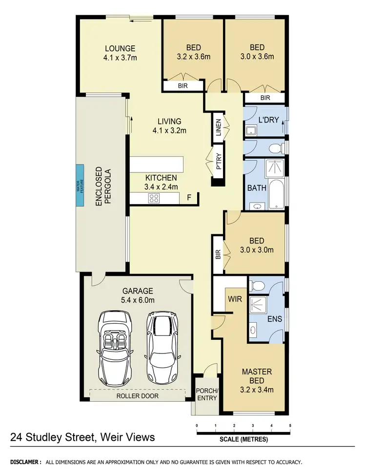 Floorplan of Homely house listing, 24 Studley Street, Weir Views VIC 3338