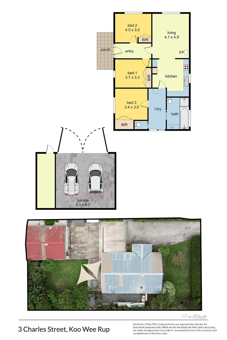 Floorplan of Homely house listing, 3 Charles Street, Koo Wee Rup VIC 3981