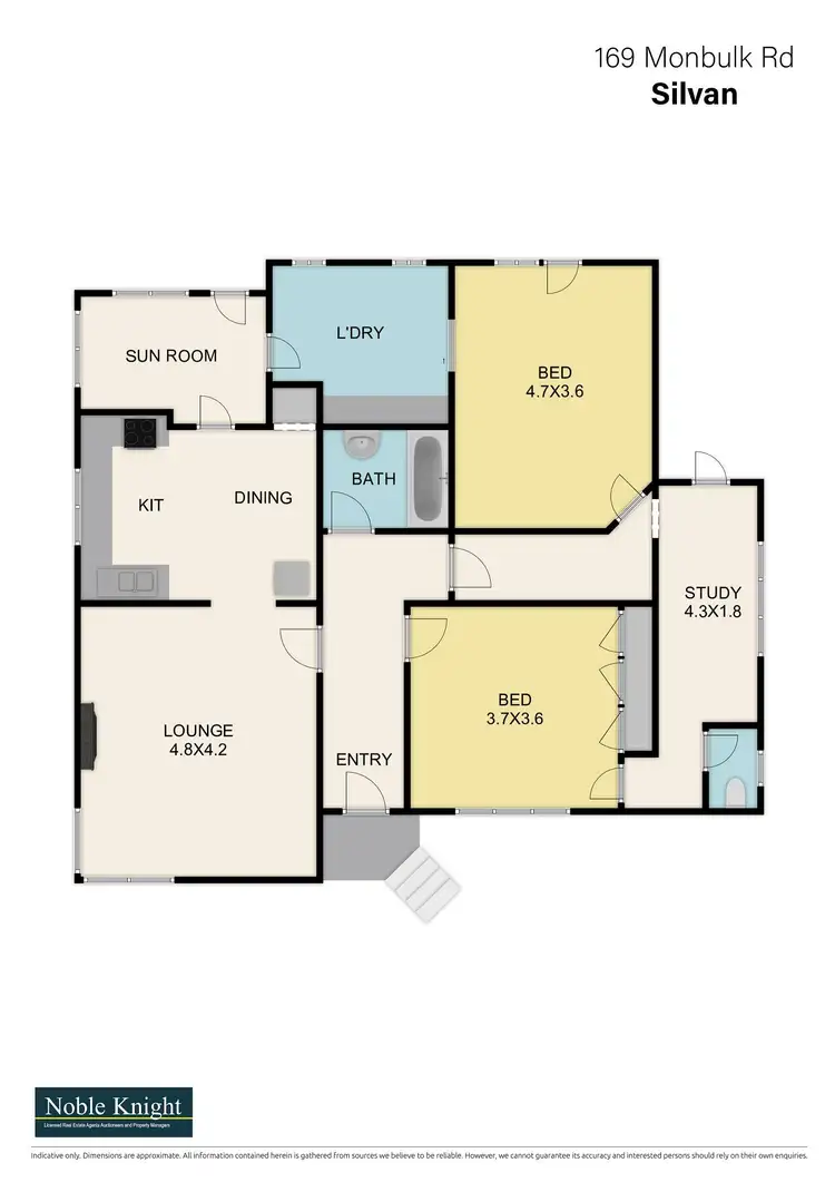 Floorplan of Homely house listing, 169 Monbulk Road, Silvan VIC 3795