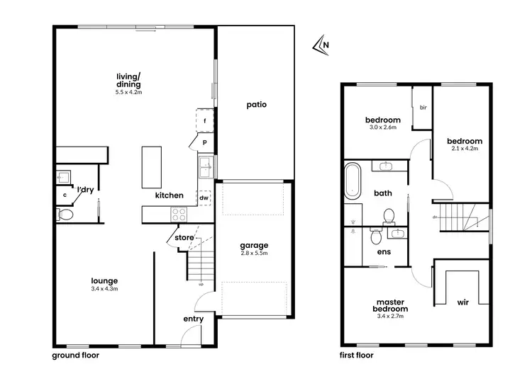 Floorplan of Homely house listing, 28 Merrett Drive, Williamstown VIC 3016