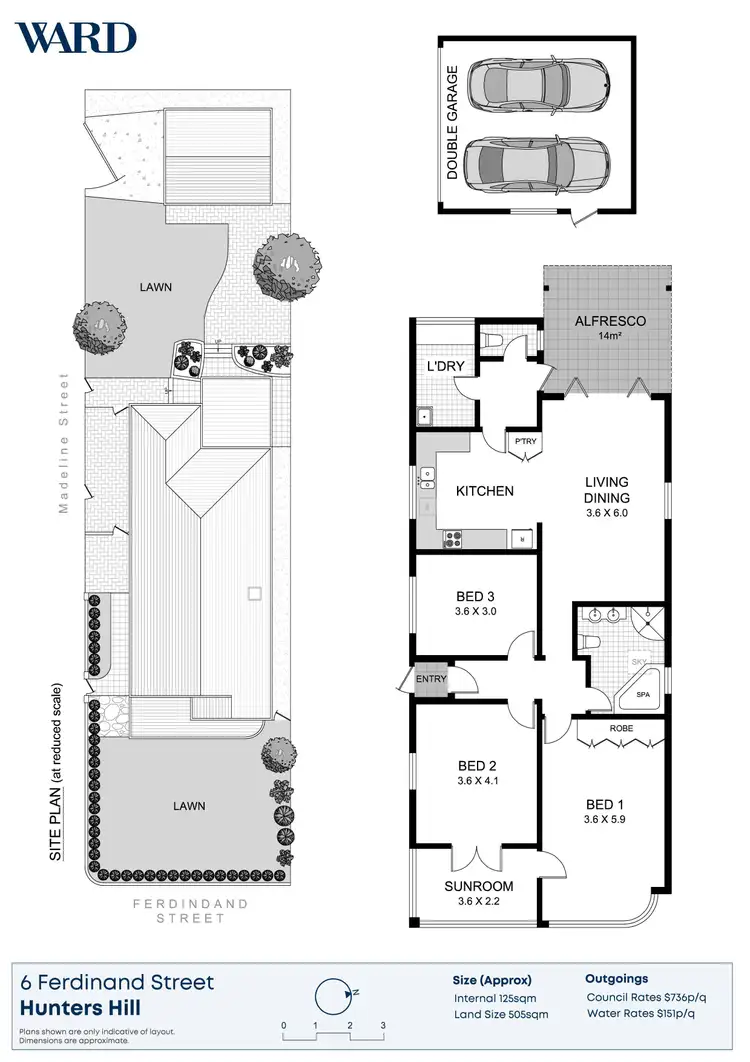 Floorplan of Homely house listing, 6 Ferdinand Street, Hunters Hill NSW 2110