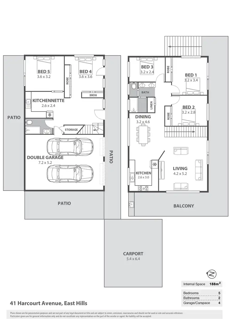 Floorplan of Homely house listing, 41 Harcourt Avenue, East Hills NSW 2213