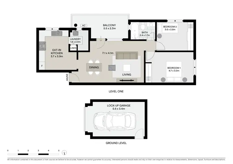 Floorplan of Homely unit listing, 1/714 Princes Highway, Kogarah NSW 2217