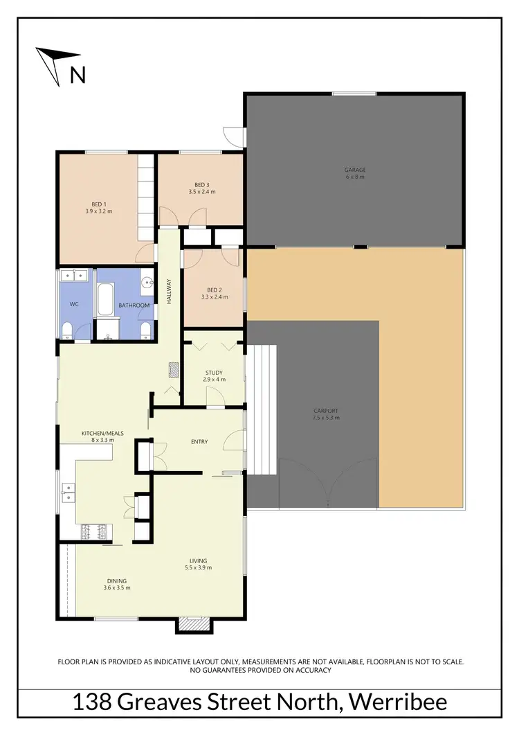 Floorplan of Homely house listing, 138 Greaves Street North, Werribee VIC 3030