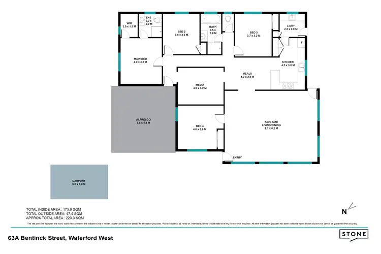 Floorplan of Homely house listing, 63A Bentinck Street, Waterford West QLD 4133