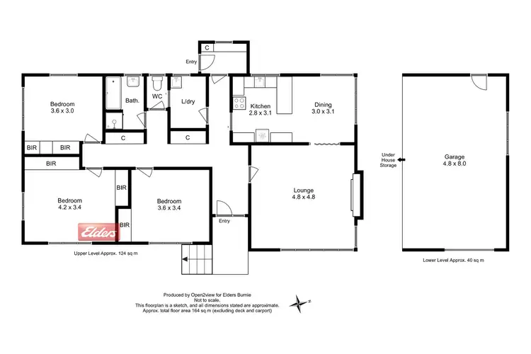 Floorplan of Homely house listing, 6 Churchill Avenue, Upper Burnie TAS 7320