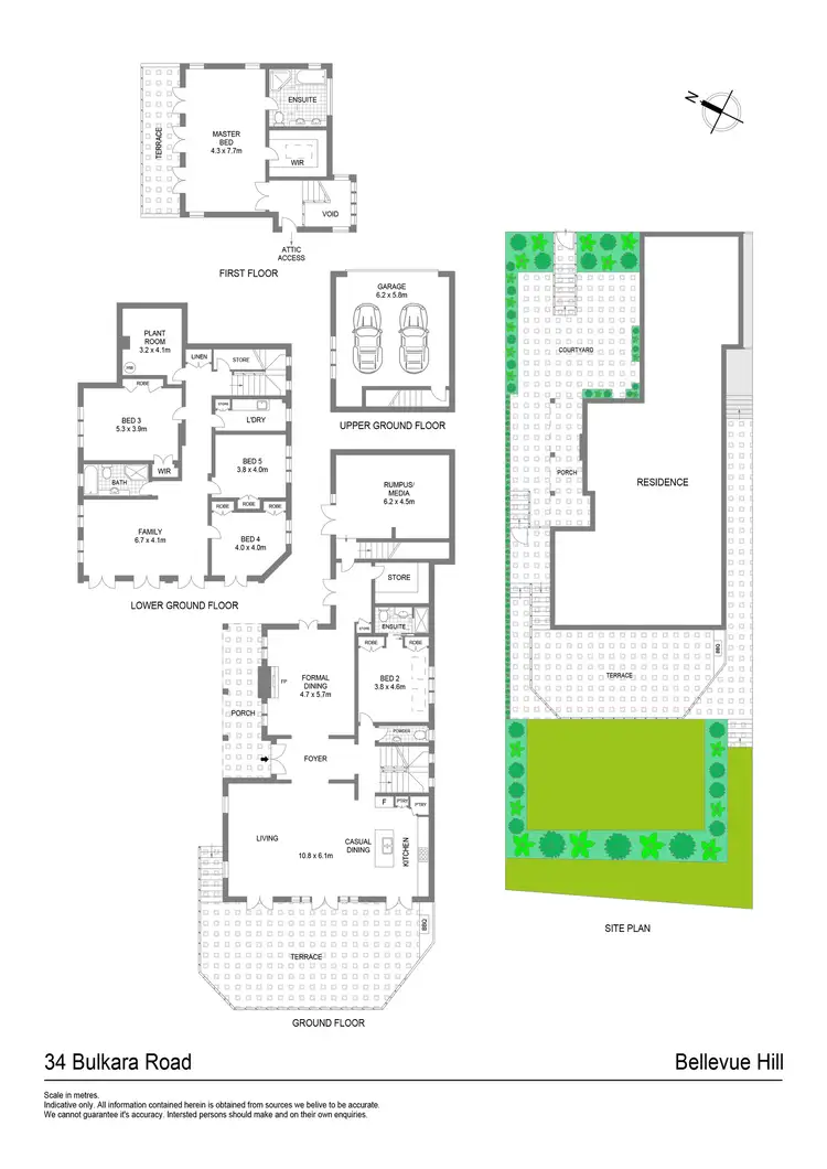 Floorplan of Homely house listing, 34 Bulkara Road, Bellevue Hill NSW 2023