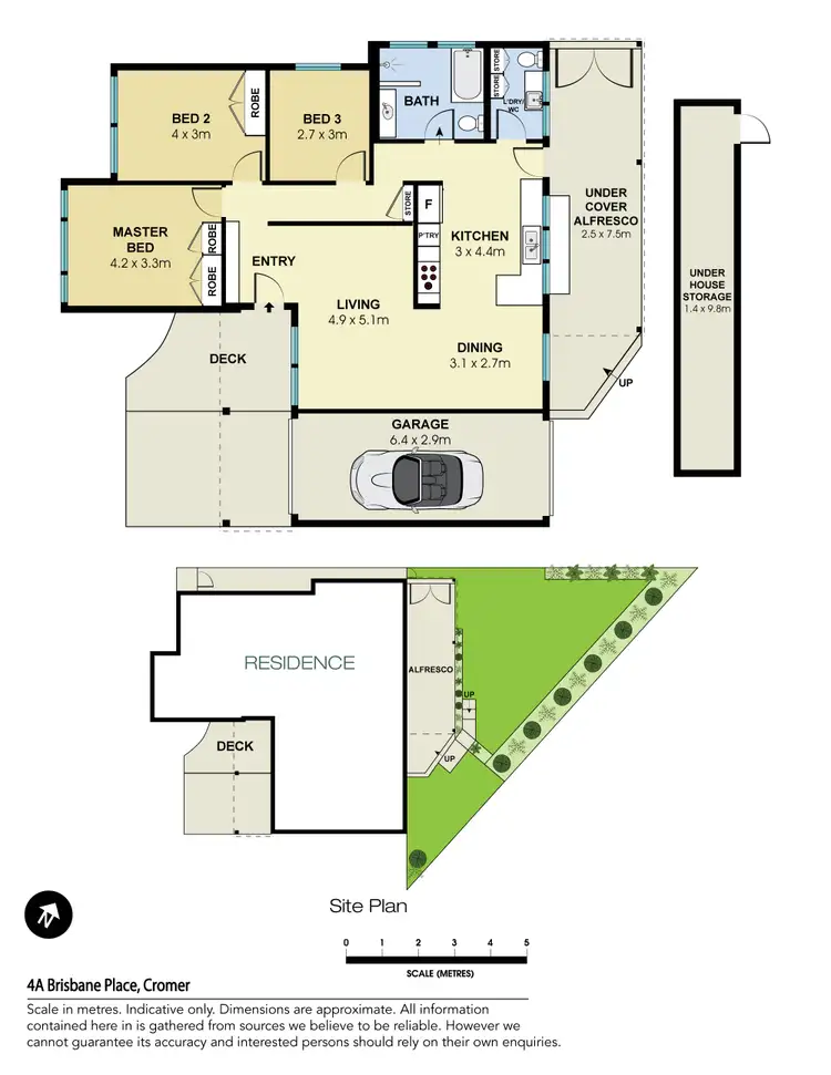 Floorplan of Homely house listing, 4A Brisbane Place, Cromer NSW 2099