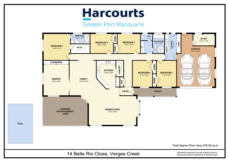 Floorplan of Homely house listing, 30 Belle Rio Close, Verges Creek NSW 2440