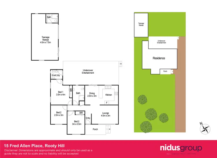 Floorplan of Homely house listing, 15 Fred Allen Place, Rooty Hill NSW 2766