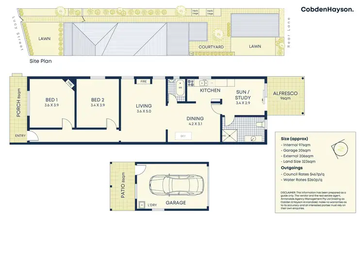 Floorplan of Homely house listing, 9 Lucy Street, Ashfield NSW 2131