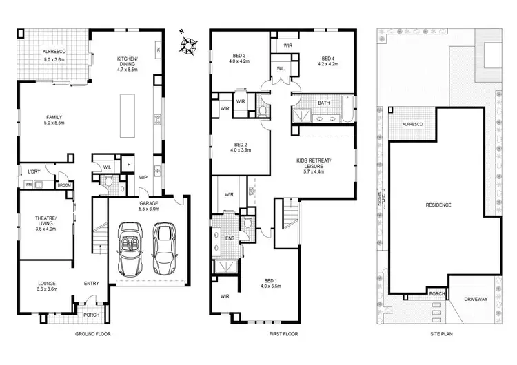 Floorplan of Homely house listing, 110 Golf Links Drive, Beveridge VIC 3753
