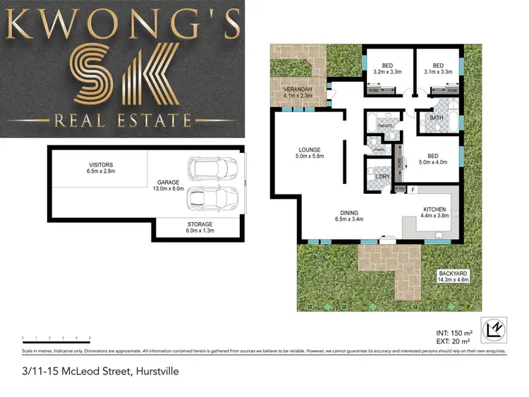 Floorplan of Homely villa listing, 3/11-15 McLeod Street, Hurstville NSW 2220