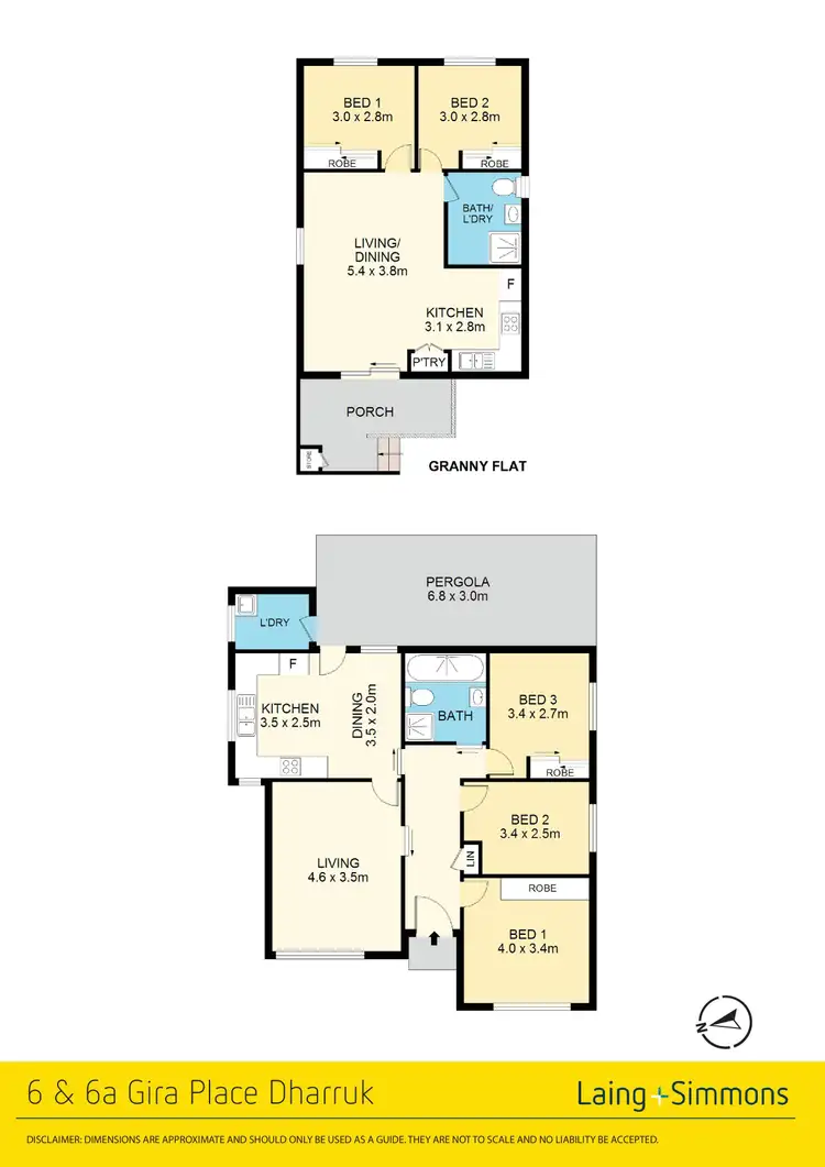 Floorplan of Homely house listing, 6 & 6a Gira Place, Dharruk NSW 2770