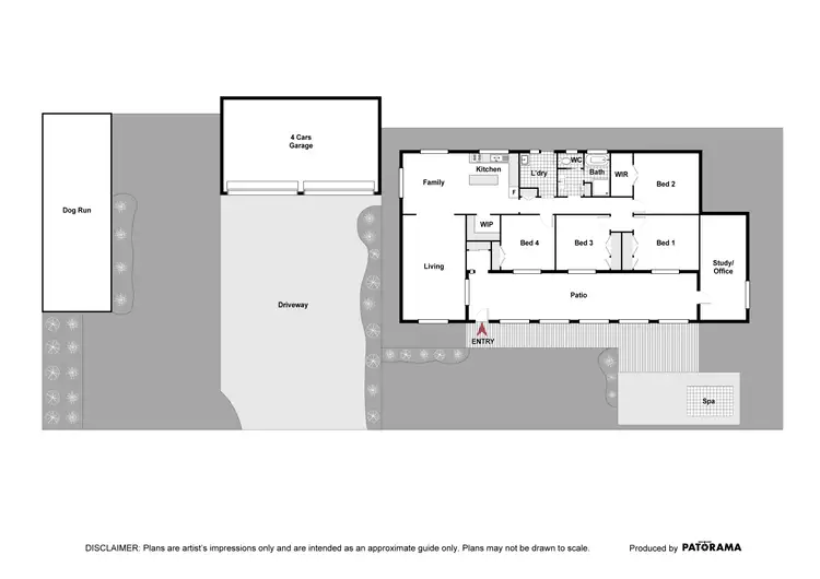 Floorplan of Homely house listing, 42 Nummerak Close, Carwoola NSW 2620