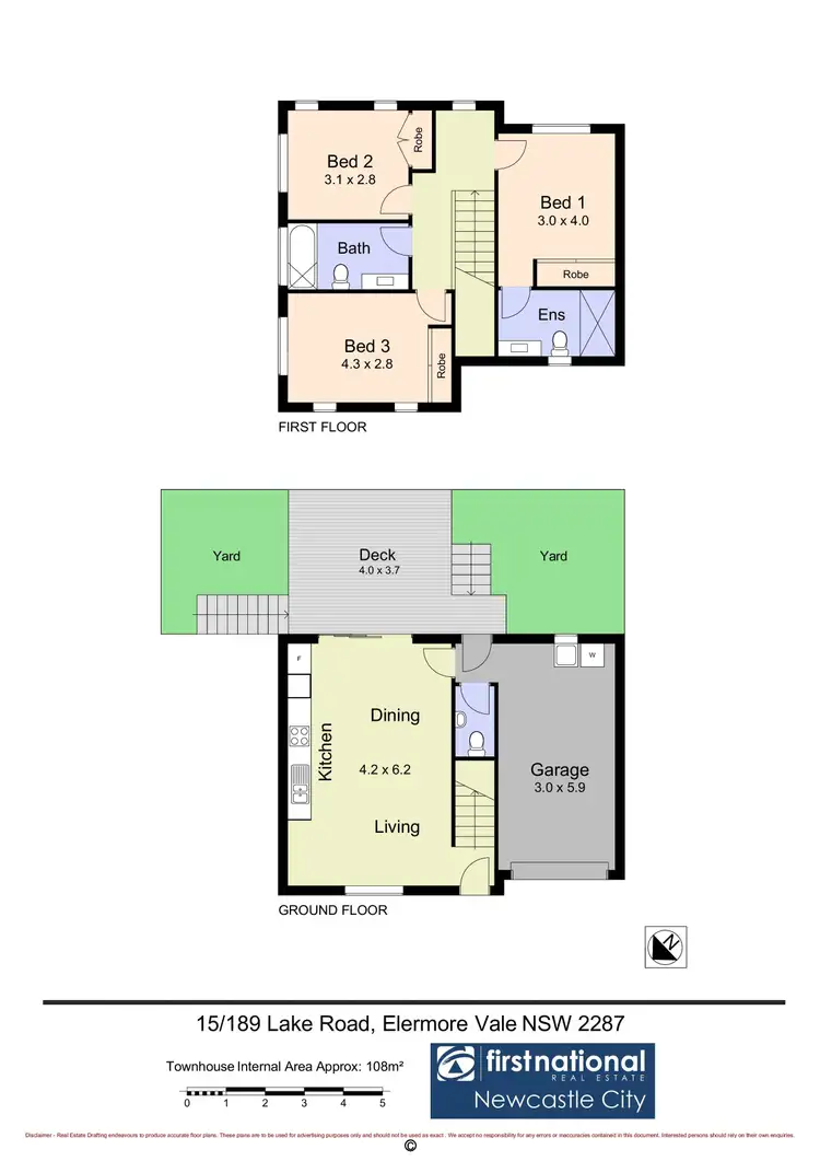 Floorplan of Homely townhouse listing, 15/189 Lake Road, Elermore Vale NSW 2287