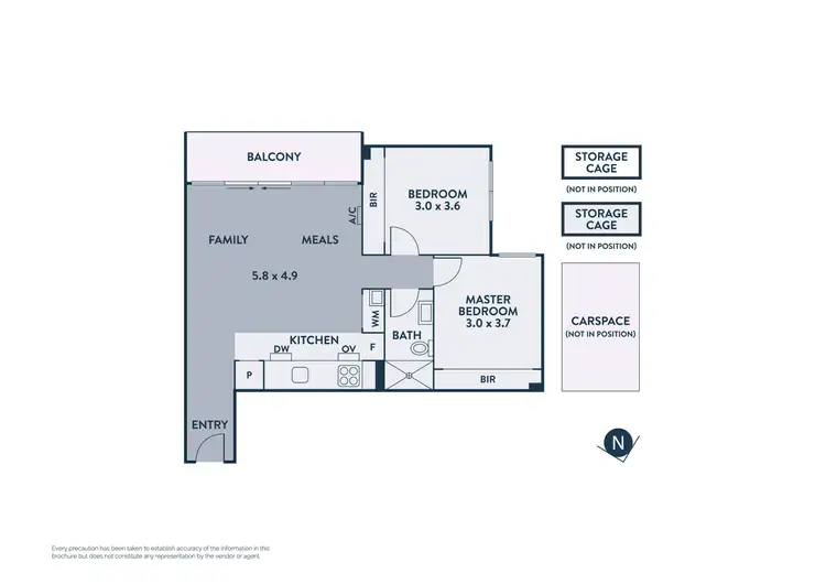 Floorplan of Homely apartment listing, 105/105 Dundas Street, Preston VIC 3072