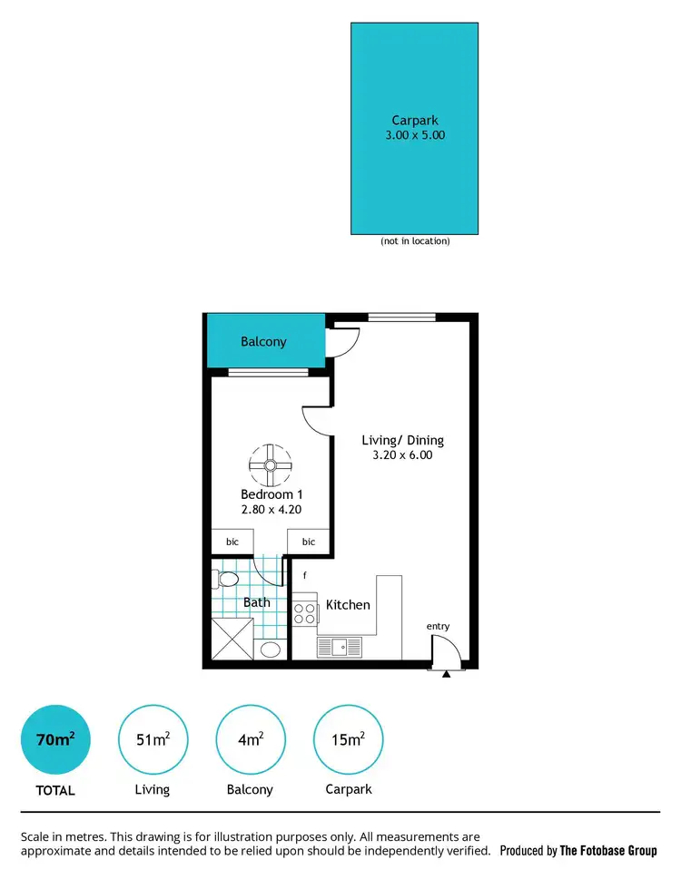 Floorplan of Homely unit listing, 8/12 Gordon Street, Glenelg SA 5045