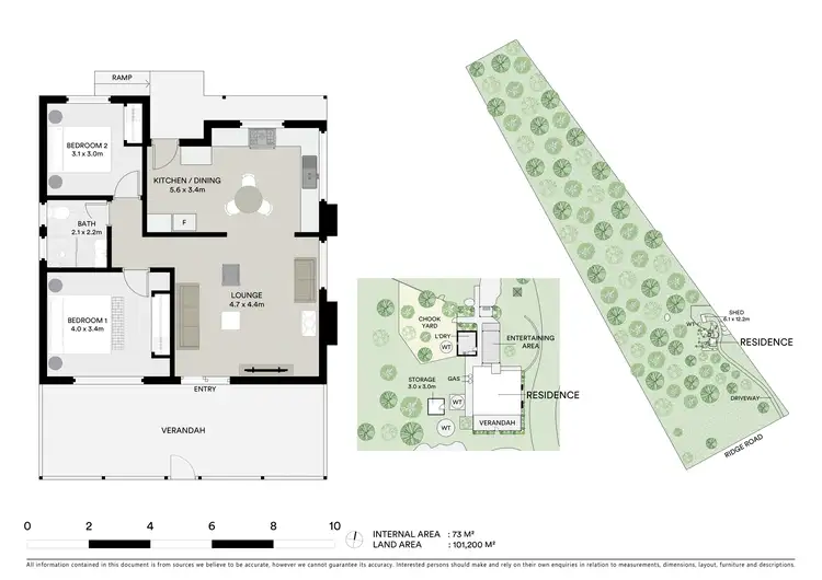 Floorplan of Homely rural property listing, 841 Ridge Road, Mudgee NSW 2850