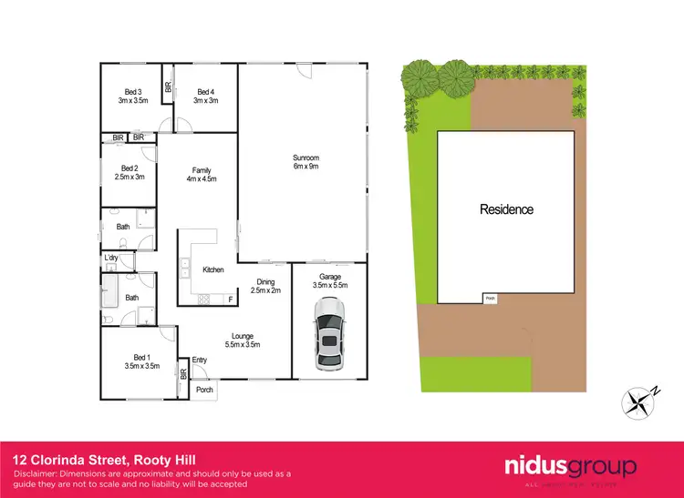 Floorplan of Homely house listing, 12 Clorinda Street, Rooty Hill NSW 2766