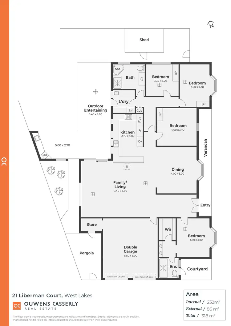 Floorplan of Homely house listing, 21 Liberman Court, West Lakes SA 5021