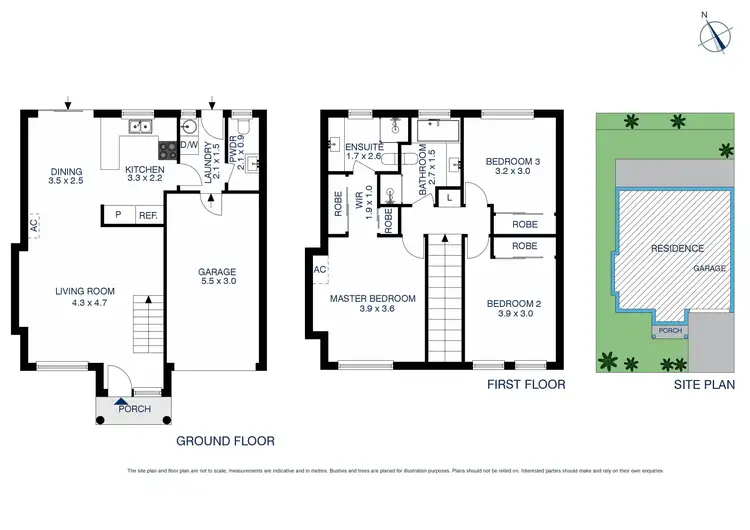 Floorplan of Homely semi-detached listing, 5 St Pauls Way, Blacktown NSW 2148