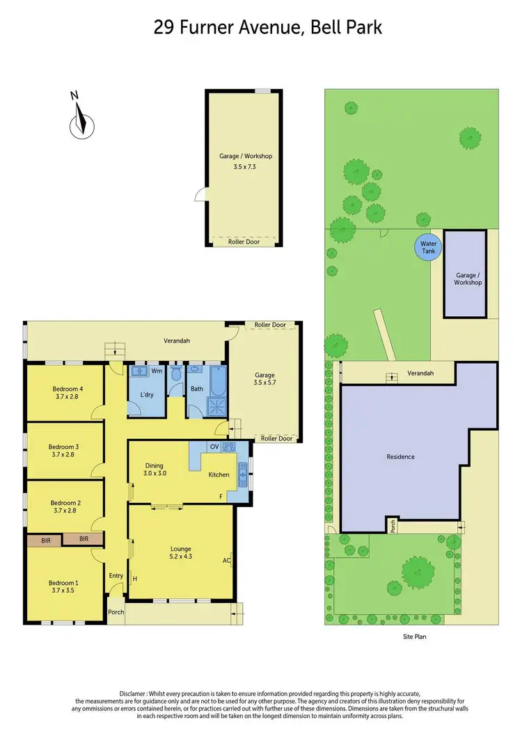 Floorplan of Homely house listing, 29 Furner Avenue, Bell Park VIC 3215