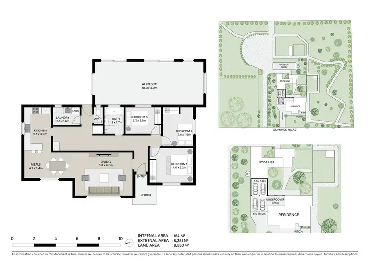 Floorplan of Homely house listing, 250 Clarkes Road, Glen Park VIC 3352