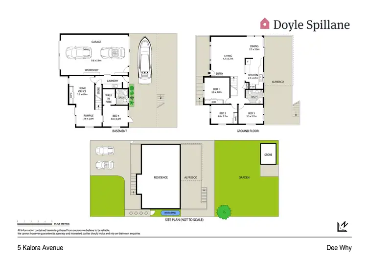 Floorplan of Homely house listing, 5 Kalora Avenue, Dee Why NSW 2099