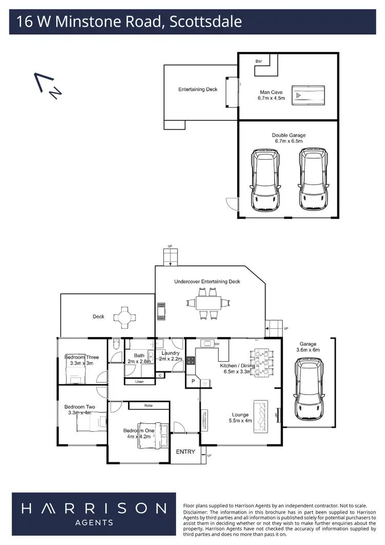 Floorplan of Homely house listing, 16 West Minstone Road, Scottsdale TAS 7260