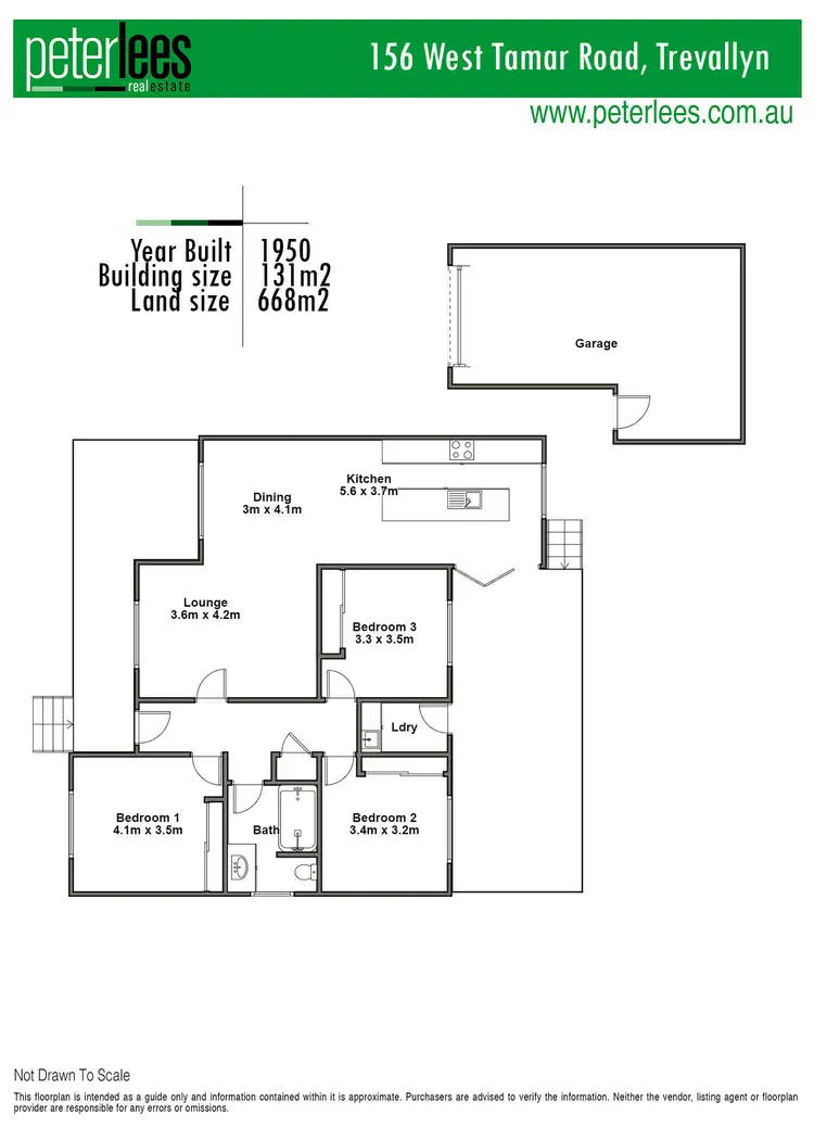 Floorplan of Homely house listing, 156 West Tamar Road, Trevallyn TAS 7250