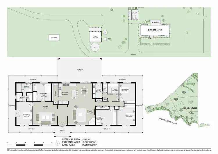 Floorplan of Homely rural property listing, 593 Spring Creek Road, Mudgee NSW 2850